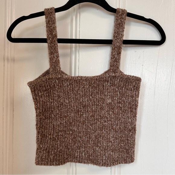 Zara Knit Brown Tank Top - Picture 11 of 12